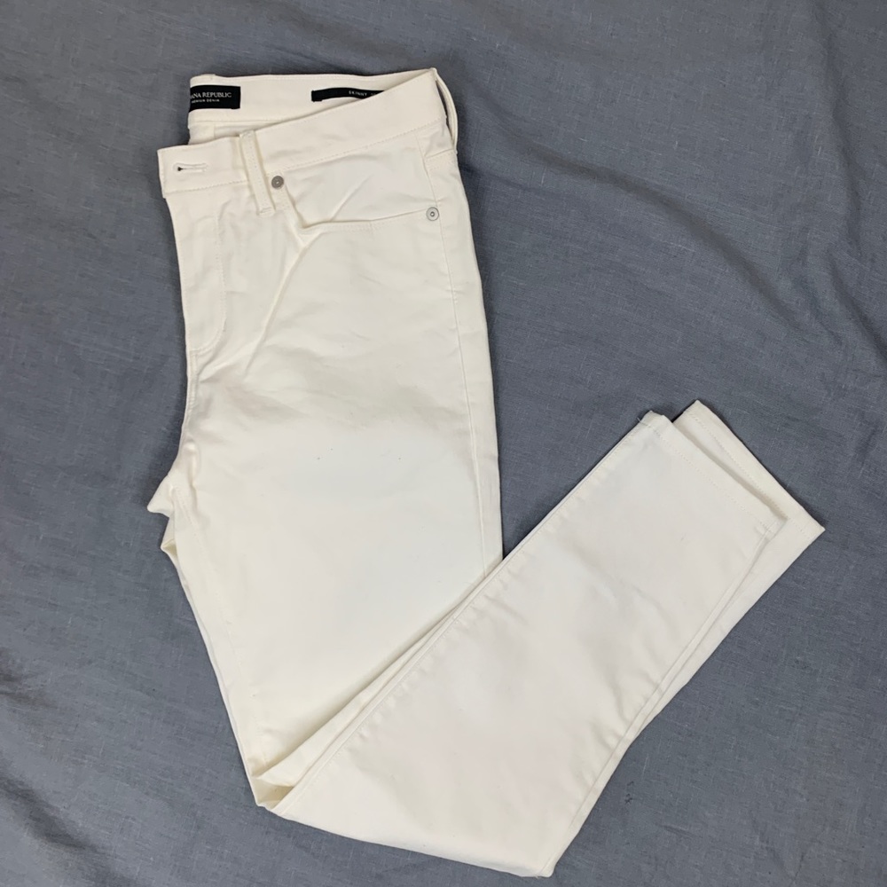 Banana Republic stain resistant skinny denim